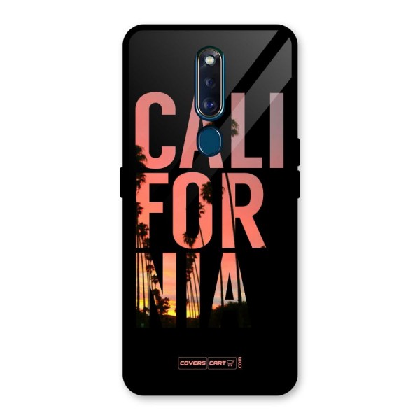 California Glass Back Case for Oppo F11 Pro