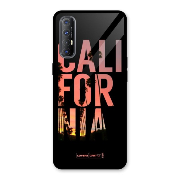 California Glass Back Case for Oppo Reno3 Pro