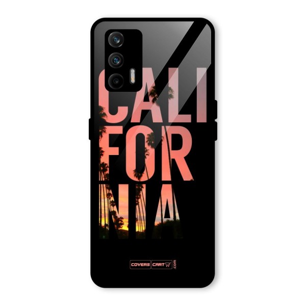 California Glass Back Case for Realme X7 Max