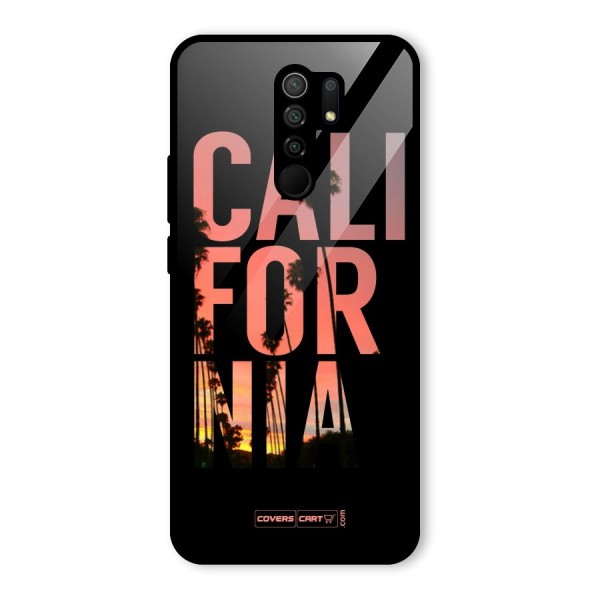 California Glass Back Case for Redmi 9 Prime