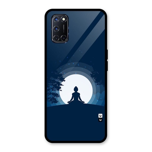 Calm Meditation Glass Back Case for Oppo A52