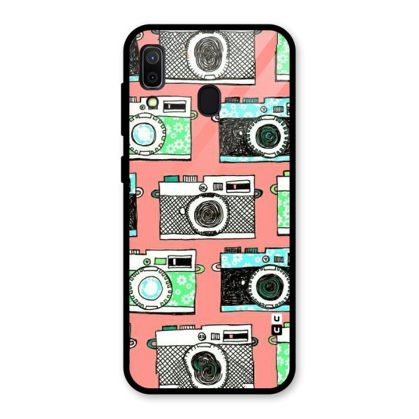 Cam Art Loving Glass Back Case for Galaxy A30