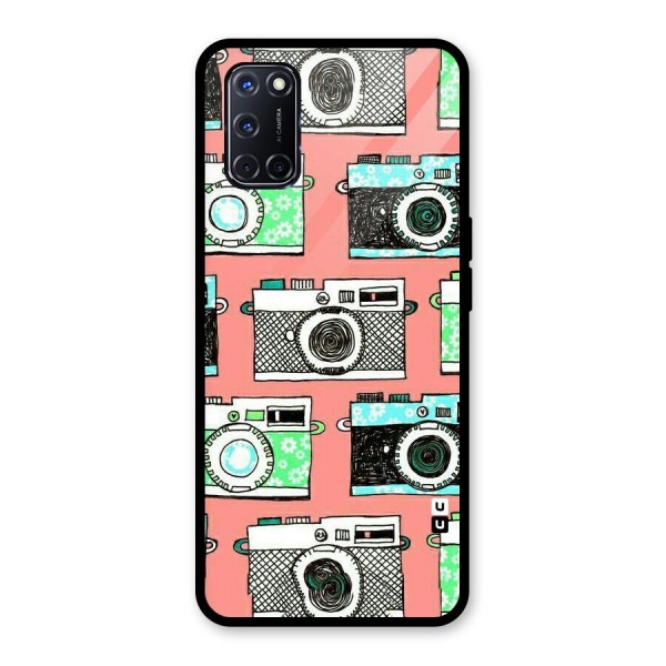 Cam Art Loving Glass Back Case for Oppo A52