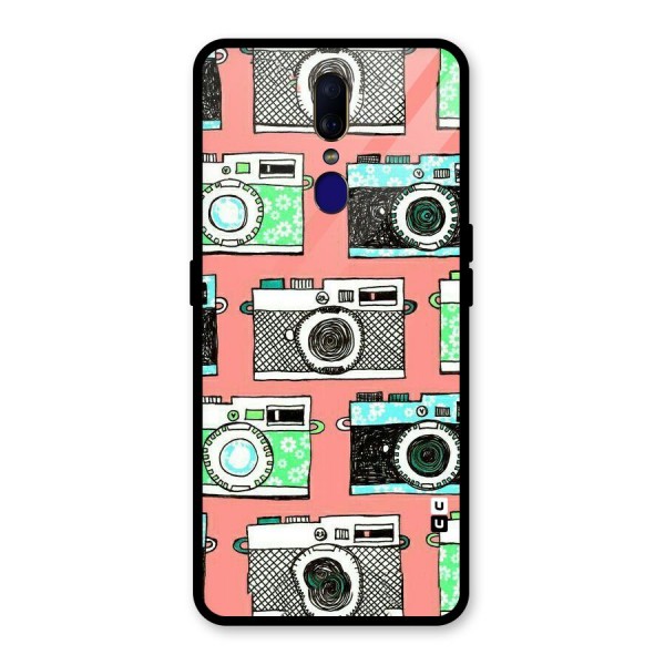 Cam Art Loving Glass Back Case for Oppo F11