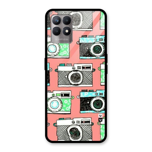 Cam Art Loving Glass Back Case for Realme 8i