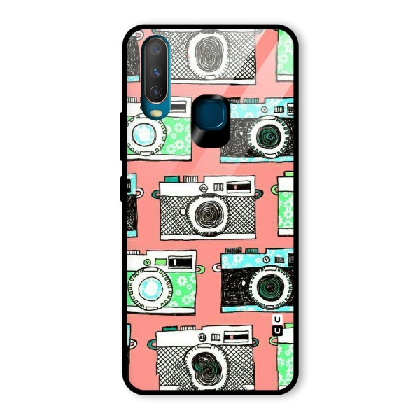 Cam Art Loving Glass Back Case for Vivo Y12