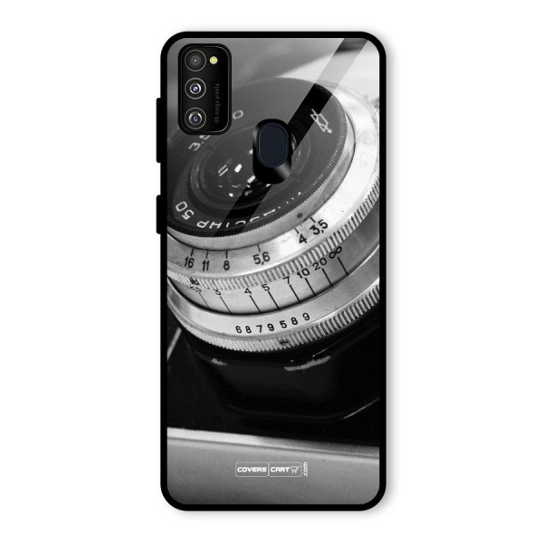 Camera Lens Glass Back Case for Galaxy M21