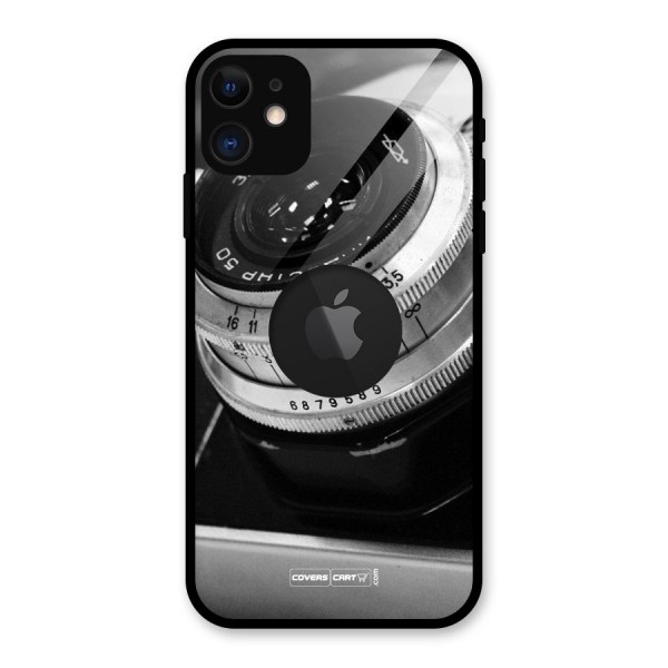 Camera Lens Glass Back Case for iPhone 11 Logo Cut
