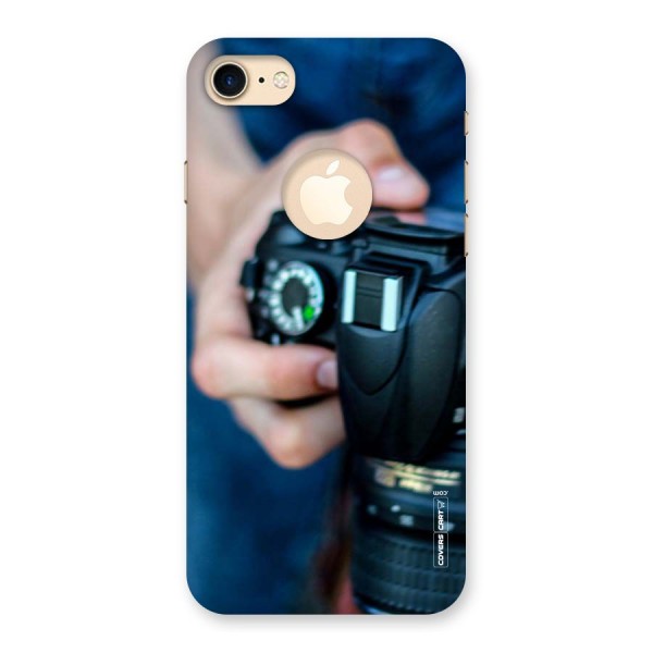 Camera Love Back Case for iPhone 8 Logo Cut