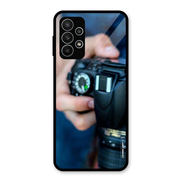 Camera Love Glass Back Case for Galaxy A23