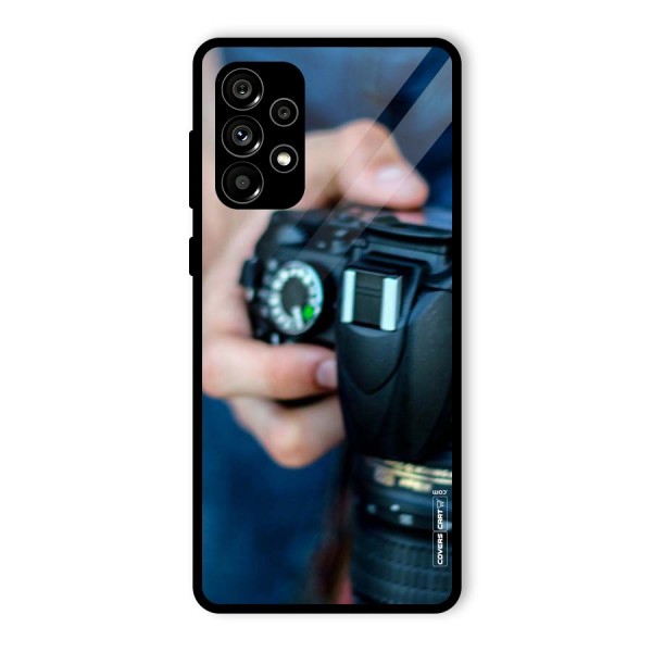 Camera Love Glass Back Case for Galaxy A73 5G