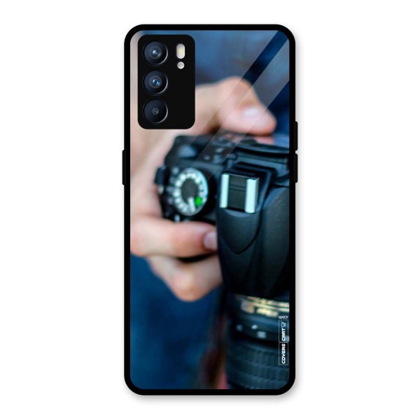 Camera Love Glass Back Case for Oppo Reno6 5G