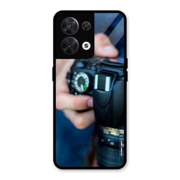 Camera Love Glass Back Case for Oppo Reno8 5G