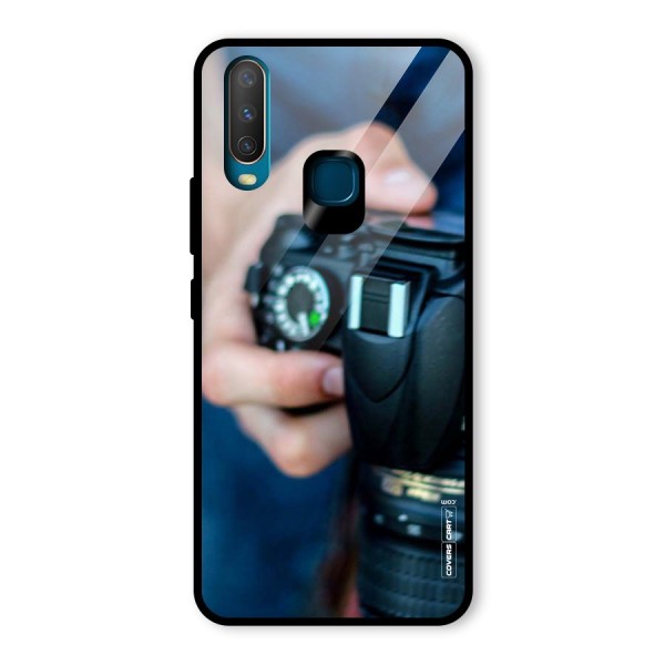 Camera Love Glass Back Case for Vivo Y12