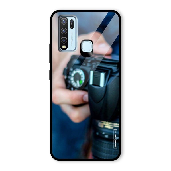 Camera Love Glass Back Case for Vivo Y50