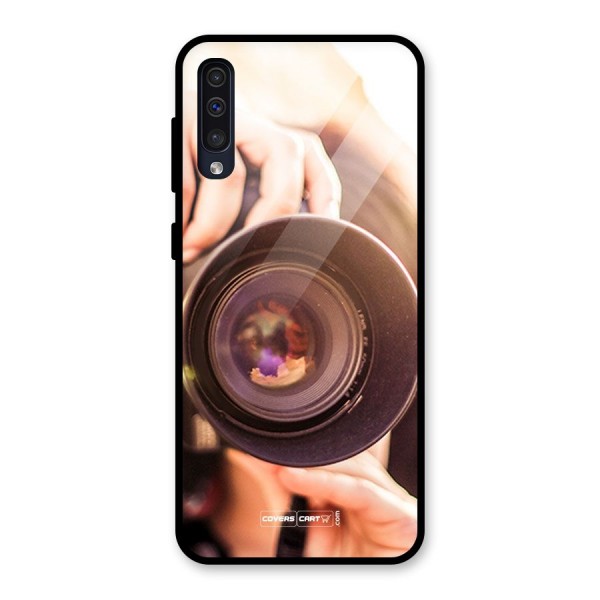 Camera Lovers Glass Back Case for Galaxy A50s