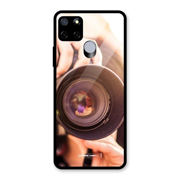 Camera Lovers Glass Back Case for Realme C15