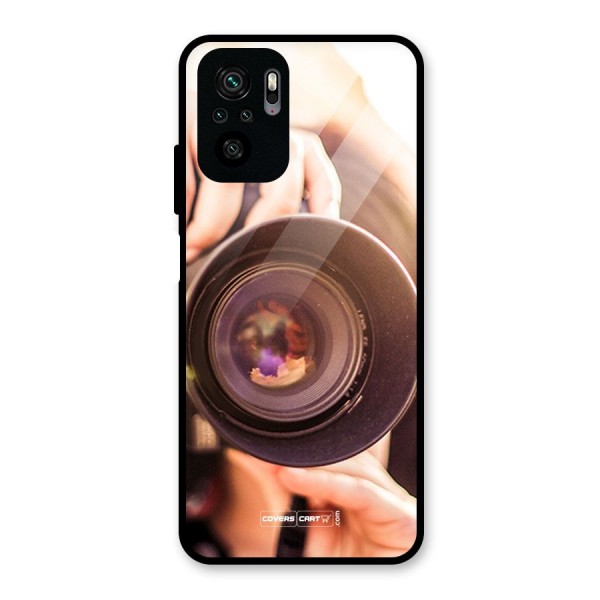 Camera Lovers Glass Back Case for Redmi Note 10