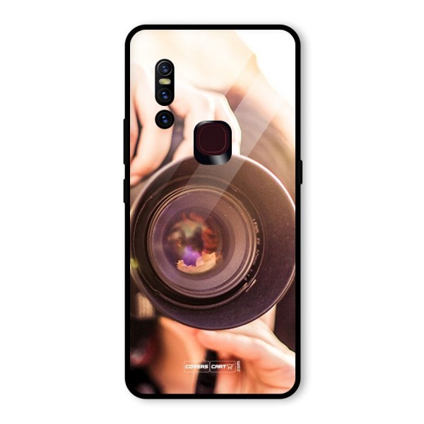 Camera Lovers Glass Back Case for Vivo V15