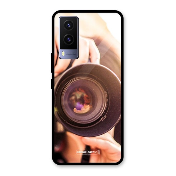 Camera Lovers Glass Back Case for Vivo V21e 5G