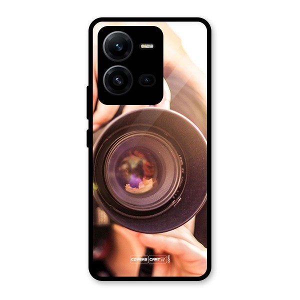 Camera Lovers Glass Back Case for Vivo V25