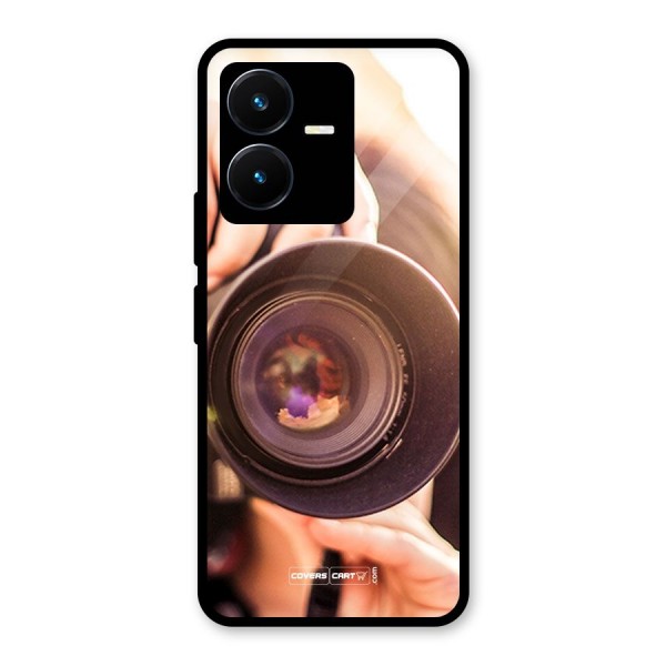 Camera Lovers Glass Back Case for Vivo Y22