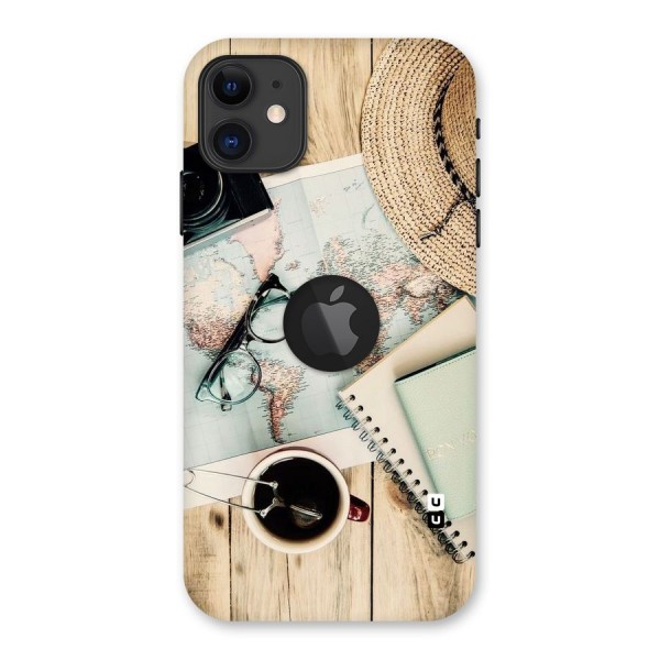 Camera Notebook Back Case for iPhone 11 Logo Cut