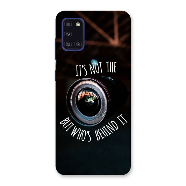 Camera Quote Back Case for Galaxy A31