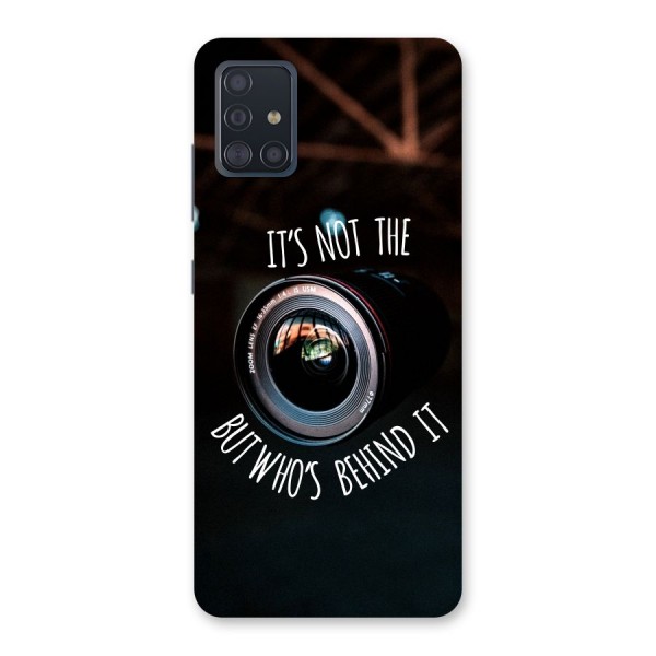 Camera Quote Back Case for Galaxy A51