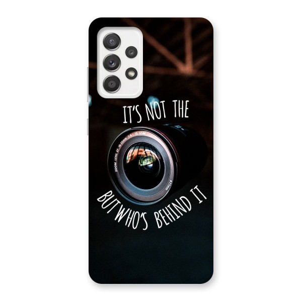 Camera Quote Back Case for Galaxy A52