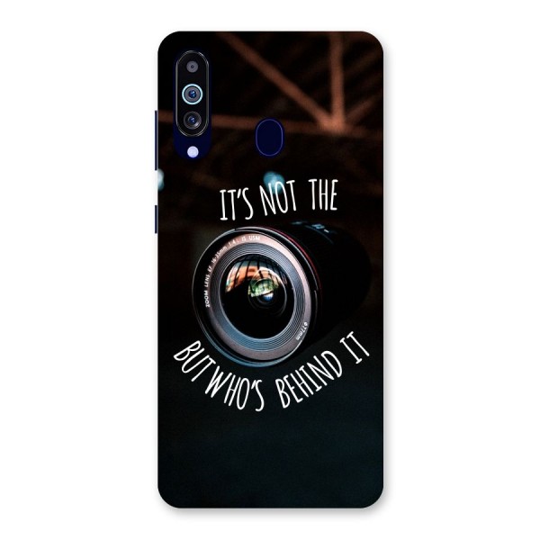 Camera Quote Back Case for Galaxy A60