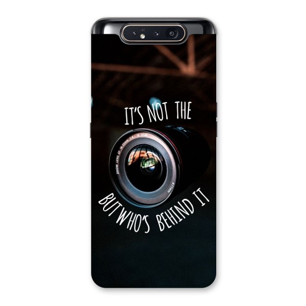 Camera Quote Back Case for Galaxy A80