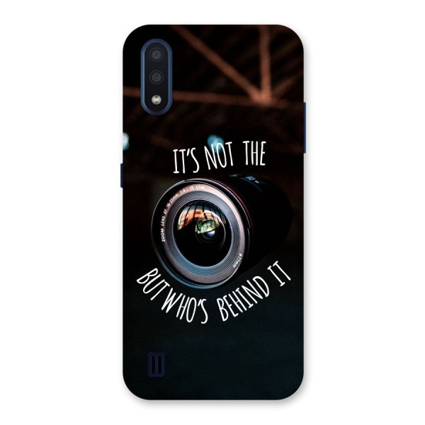 Camera Quote Back Case for Galaxy M01