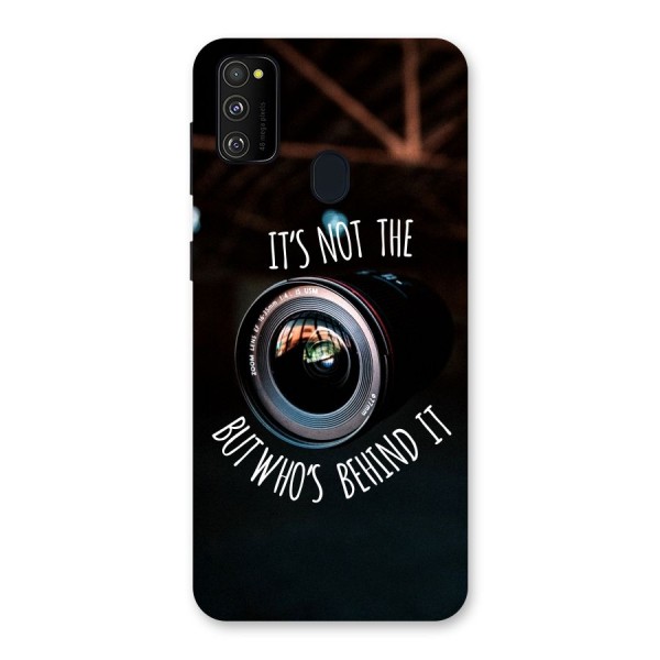 Camera Quote Back Case for Galaxy M21