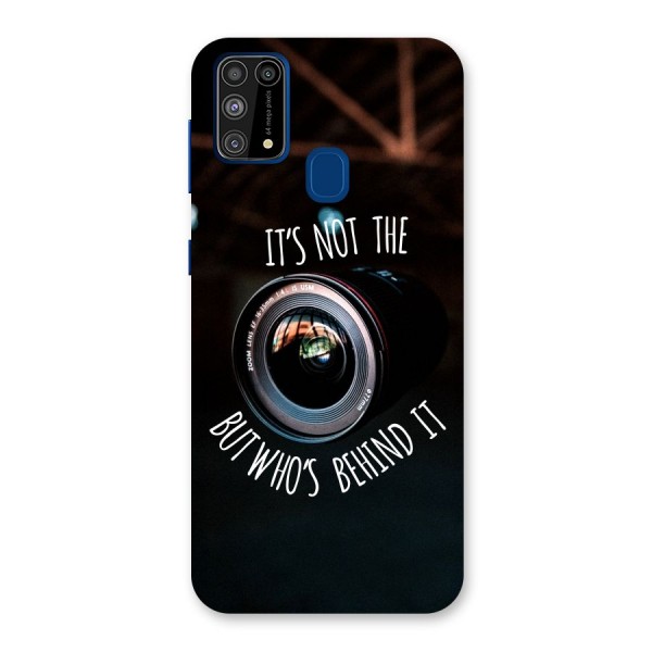 Camera Quote Back Case for Galaxy M31