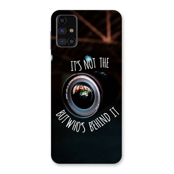 Camera Quote Back Case for Galaxy M31s