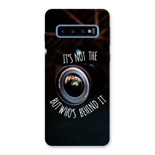 Camera Quote Back Case for Galaxy S10