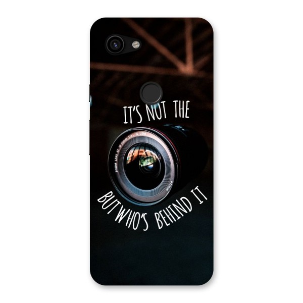 Camera Quote Back Case for Google Pixel 3a