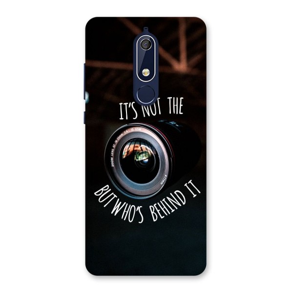 Camera Quote Back Case for Nokia 5.1