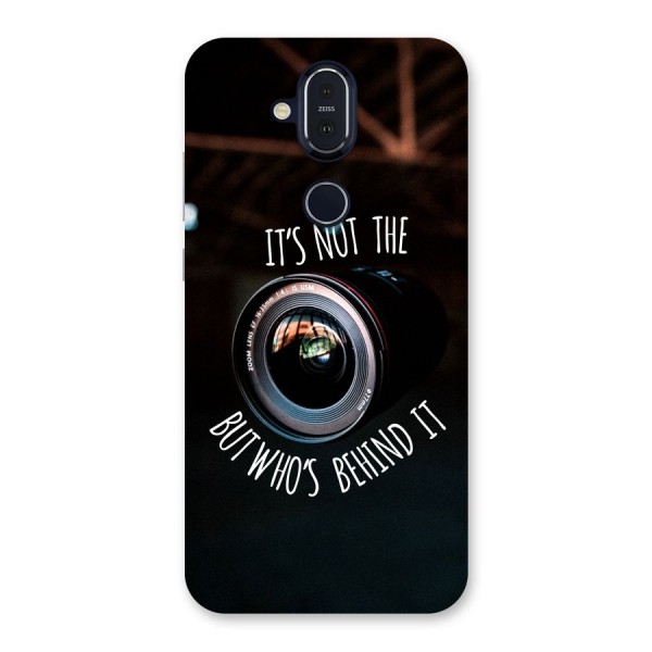 Camera Quote Back Case for Nokia 8.1