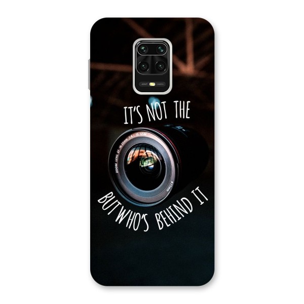 Camera Quote Back Case for Redmi Note 9 Pro