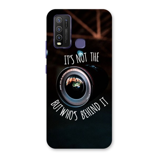 Camera Quote Back Case for Vivo Y30