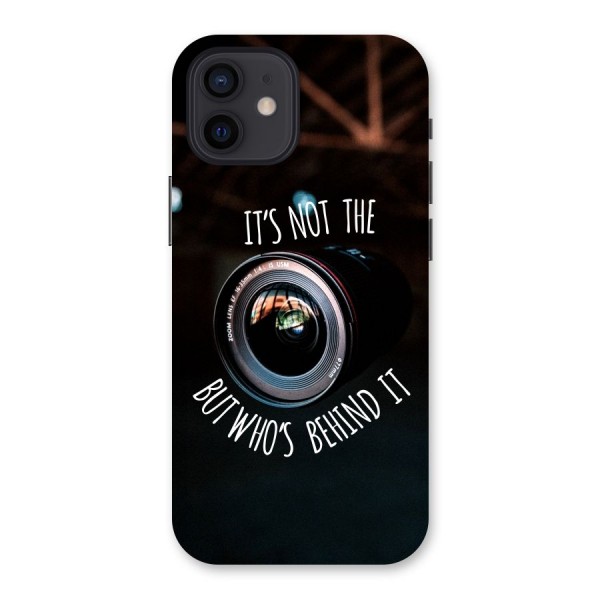 Camera Quote Back Case for iPhone 12