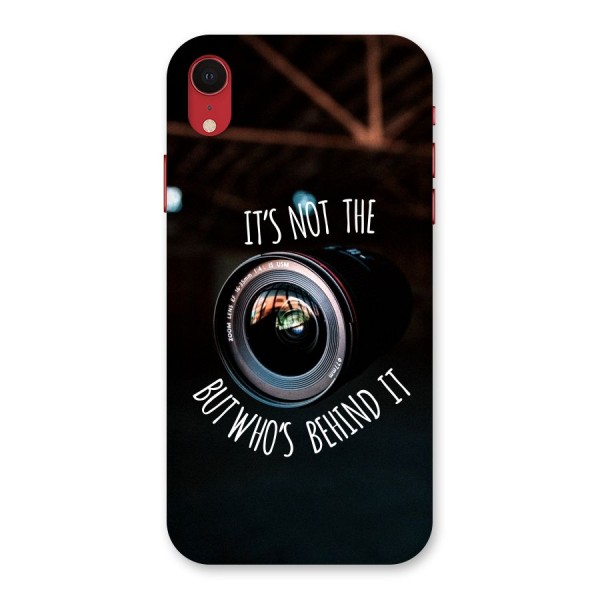 Camera Quote Back Case for iPhone XR