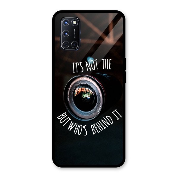 Camera Quote Glass Back Case for Oppo A52