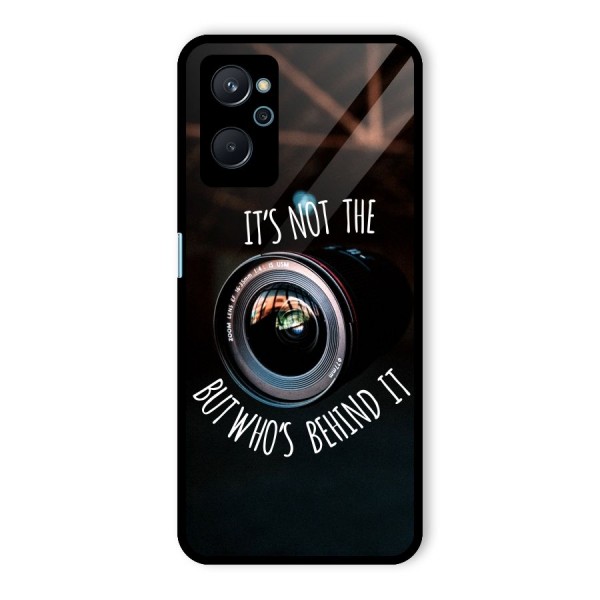 Camera Quote Glass Back Case for Realme 9i