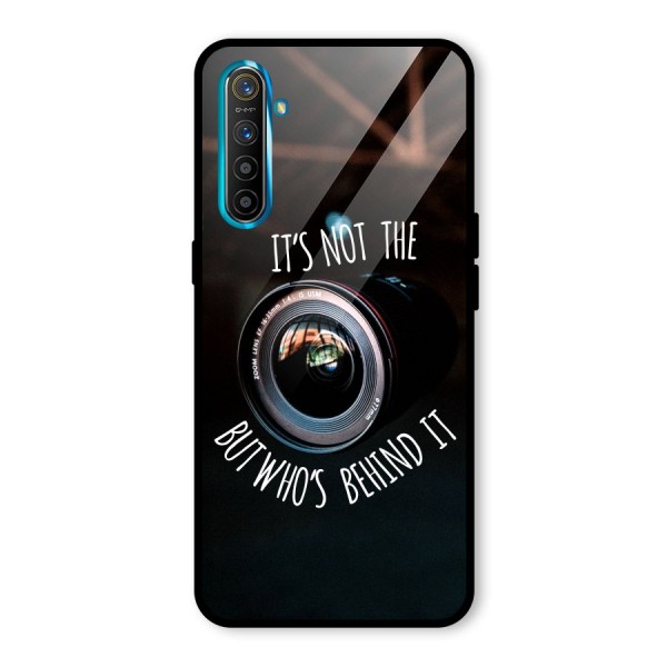 Camera Quote Glass Back Case for Realme XT