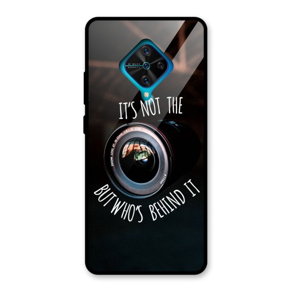 Camera Quote Glass Back Case for Vivo S1 Pro