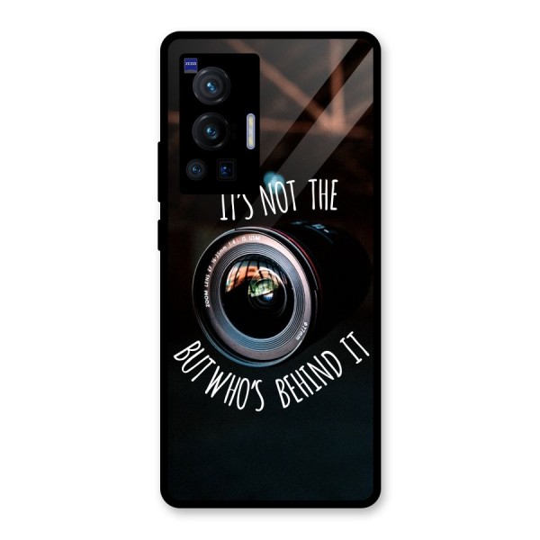 Camera Quote Glass Back Case for Vivo X70 Pro