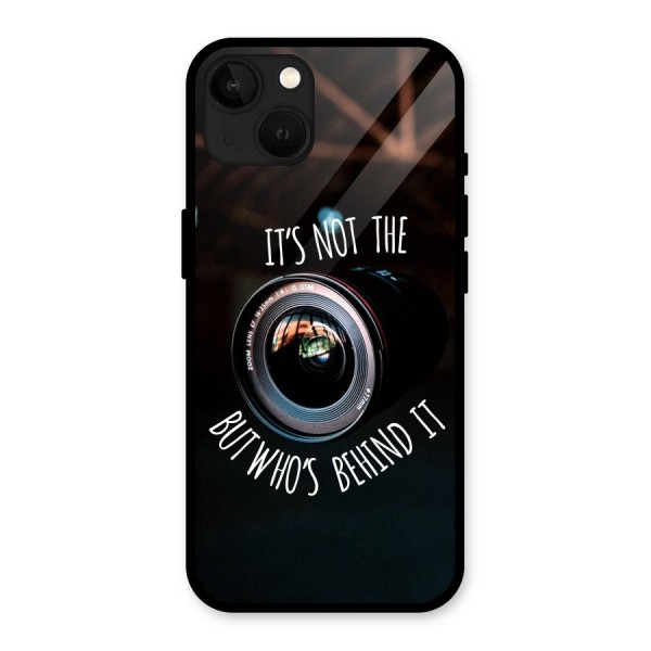 Camera Quote Glass Back Case for iPhone 13